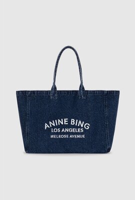 Anine Bing Leo Denim Tasche Ink Blue