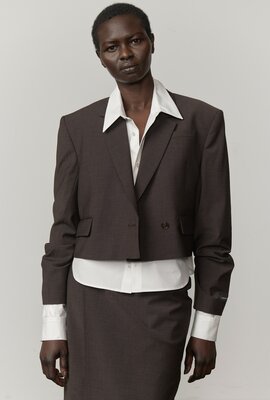 Herskind Pascale kurze Blazer braun