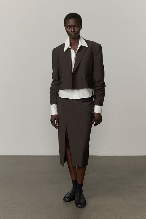 Herskind Pascale kurze Blazer braun