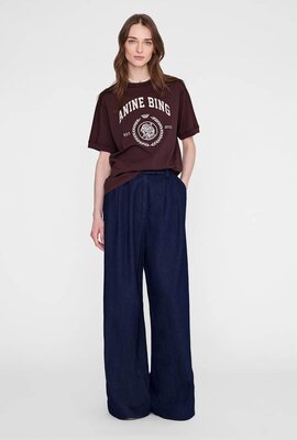 Anine Bing Jaylin T-shirt Burgunderrot