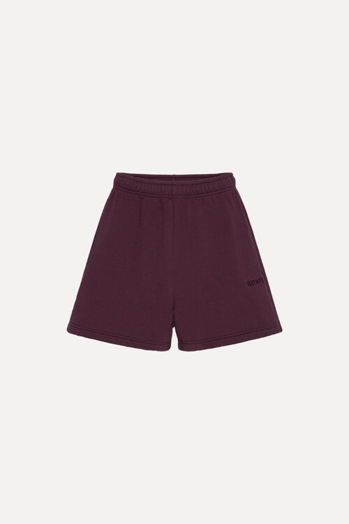 Rotate Kurze Sweatstoff Bordeaux