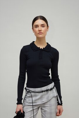 Opera Sport Arianna Polohemd Schwarz