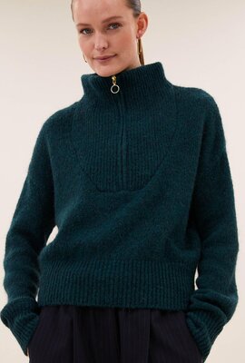 By Bar Boxy Beau Pullover Grün