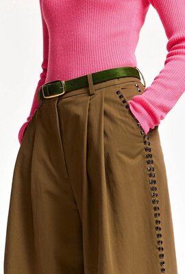 Essentiel Antwerp Gürtel Leder Khaki