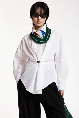 Essentiel Antwerp Bluse oversized Weiß