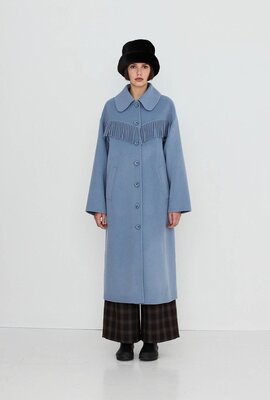 The Tiny Big Sister Frills Jacke Blau