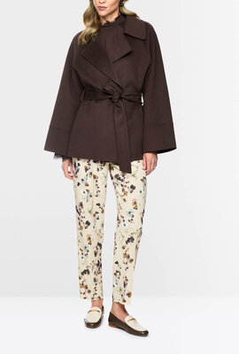 Marc Cain Braune kurze Wolljacke