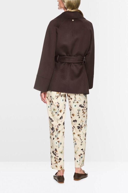 Marc Cain Braune kurze Wolljacke