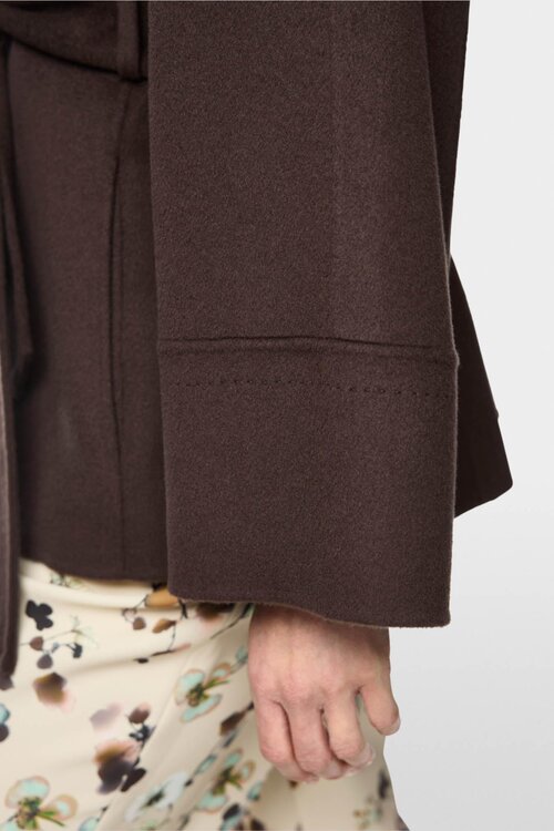 Marc Cain Braune kurze Wolljacke