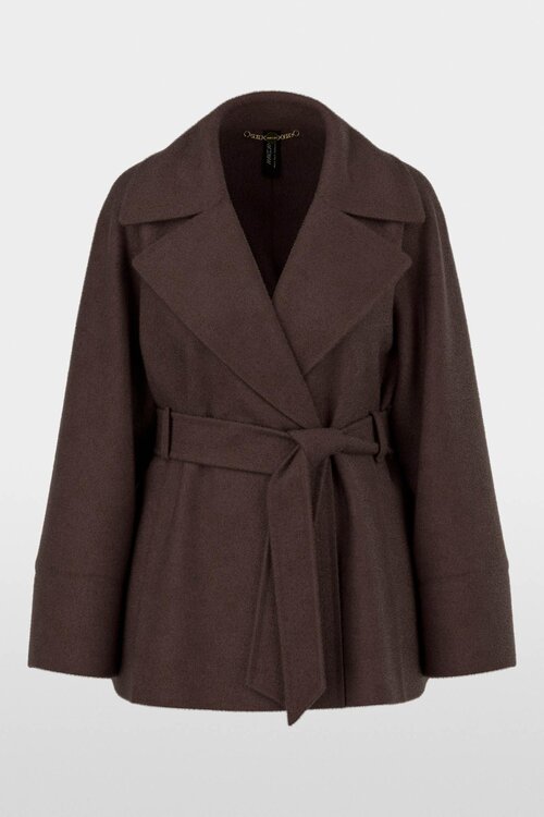 Marc Cain Braune kurze Wolljacke