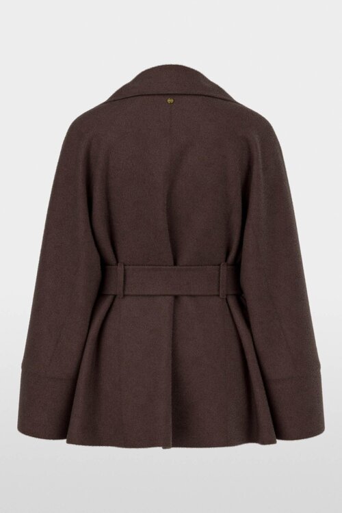 Marc Cain Braune kurze Wolljacke