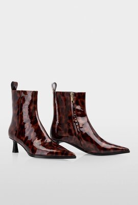 Marc Cain Lackleder Stiefelette Leopard