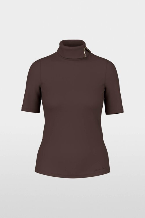 Marc Cain Hemd mit Stretch in Braun