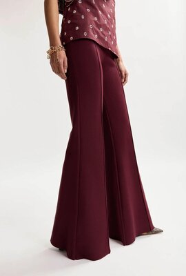 Essentiel Antwerp Hose mit weitem Bein bordeaux