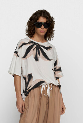 10Days Tee Blume ecru