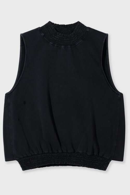 10Days Smocked Top Schwarz