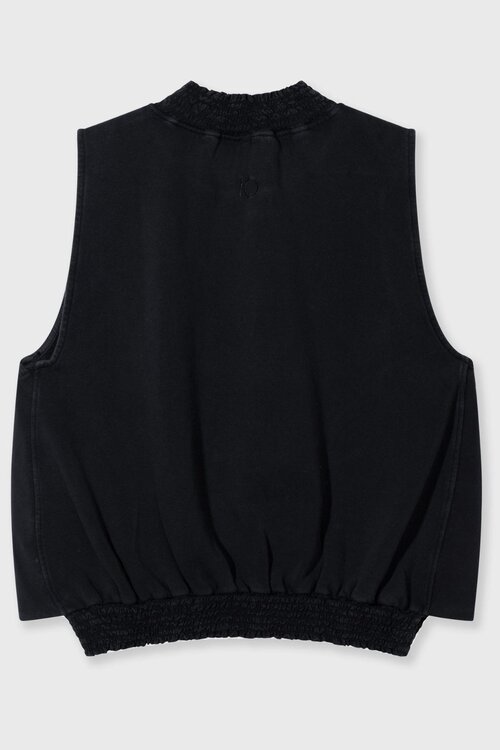 10Days Smocked Top Schwarz