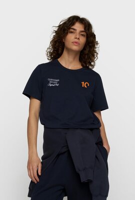 10Days Fitted T-Shirt dunkelblau