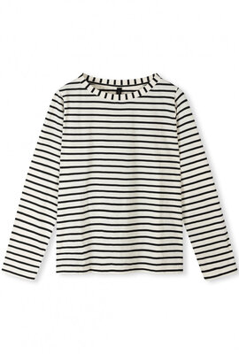 10Days weiß/schwarz THE LONGSLEEVE STRIPE