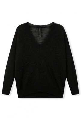 10Days Schwarzer DER DÜNNE PULLOVER