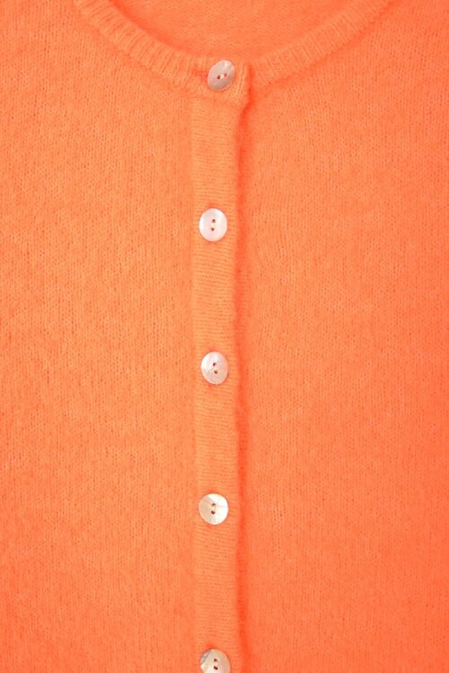 American Vintage Orangene Strickjacke