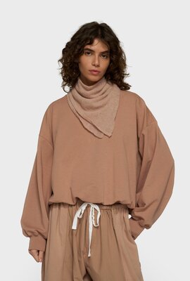 10Days Plissierter Pullover Fudge