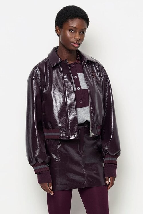 Dante 6 Evon Minirock aus Fauxleder