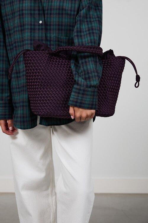 Marrea Tassen Neopren Tasche Aubergine