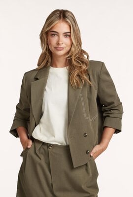 Circle Of Trust JOZIE BLAZER khaki