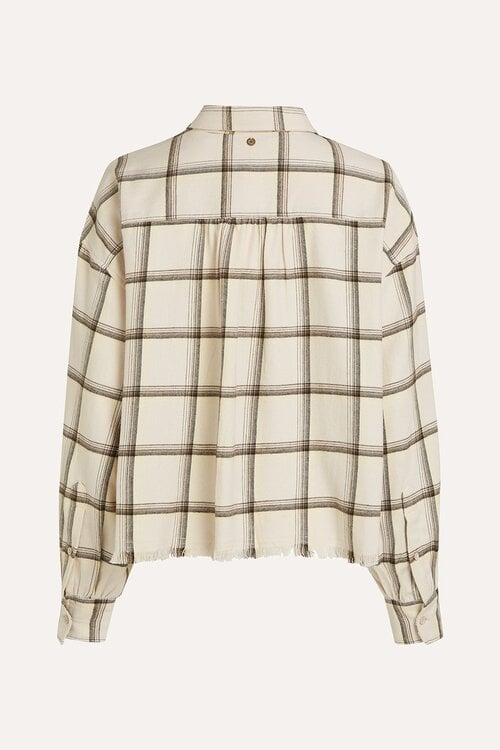 Circle Of Trust DILAN karierte Bluse Offwhite