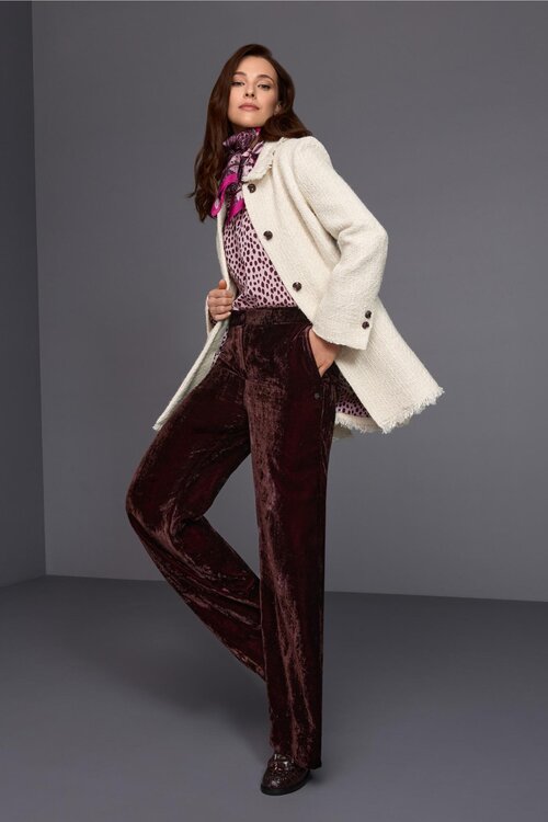 Marc Cain Bluse Print Rosa
