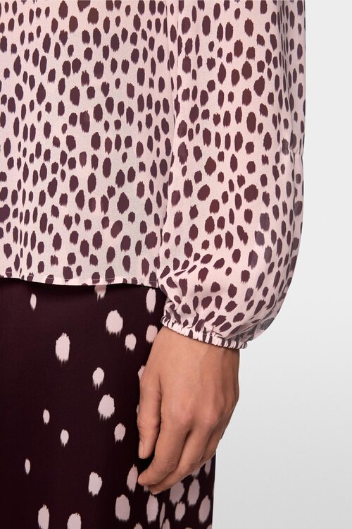 Marc Cain Bluse Print Rosa