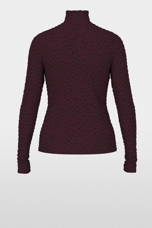 Marc Cain Shirt mit bordeauxrot