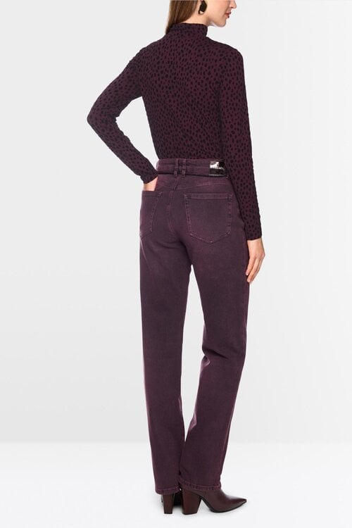 Marc Cain Shirt mit bordeauxrot