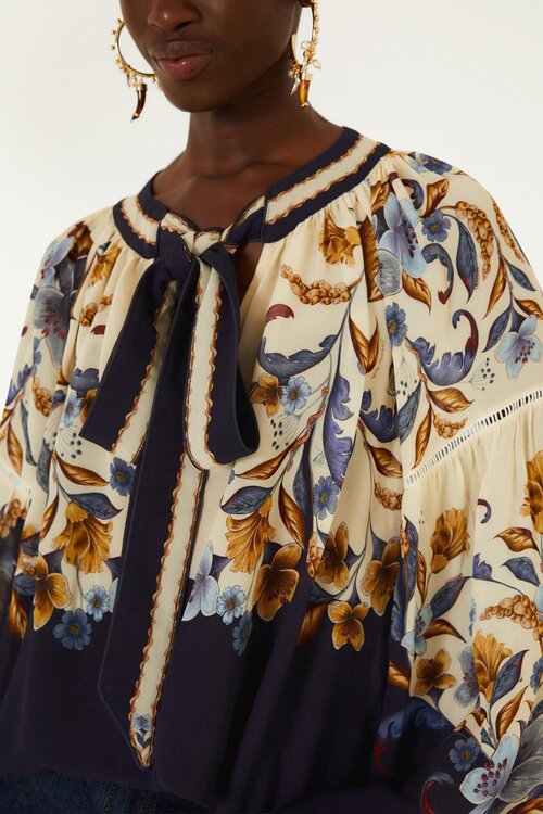 Farm Rio Bluse blau