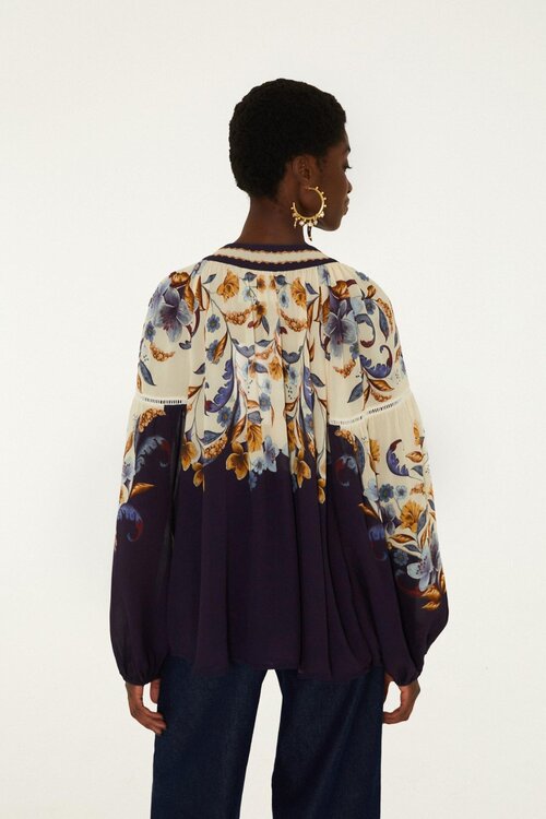 Farm Rio Bluse blau