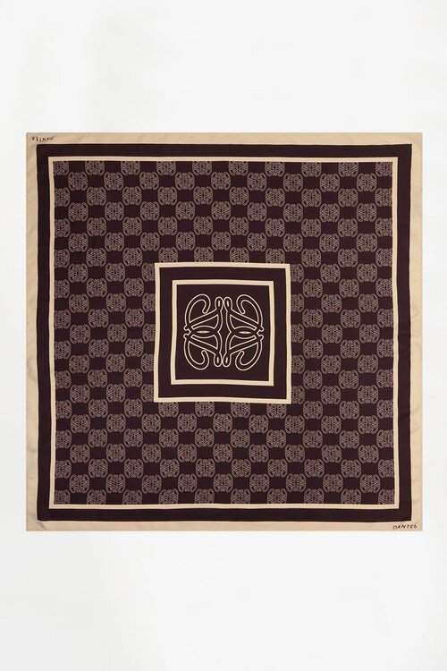 Dante 6 Monogram bedruckter Schal