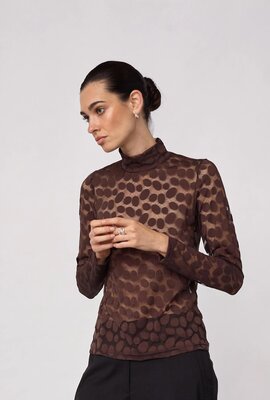 Co'couture Penola Turtle Neck Mesh Oberteil