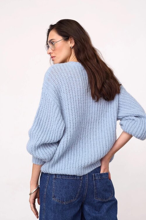 Co'couture Raina Knit Vest blau