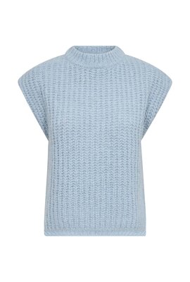 Co'couture Raina Knit Pullunder blau