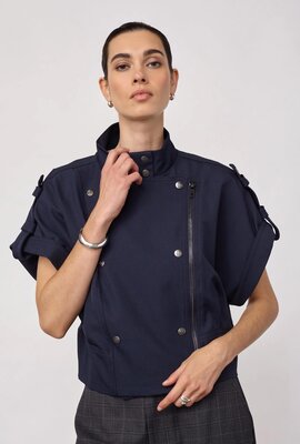 Co'couture Luna Weste navy
