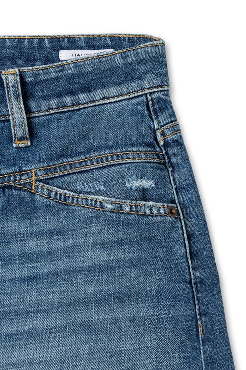 Cambio Ornella Barrel Long Jeans