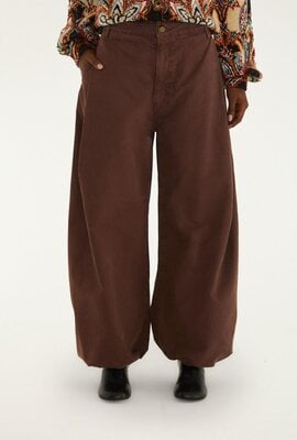 Farm Rio Balloon-Pocket-Jeans braun