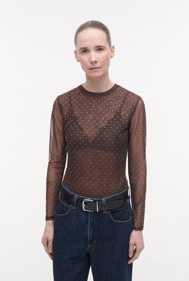 Studio AR by Arma Sofie Leder-Shorts braun