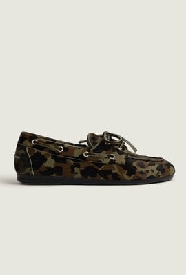 Posa Boat Loafer Camo khaki