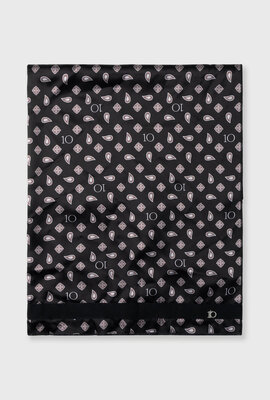 10Days fluid paisley Schal schwarz