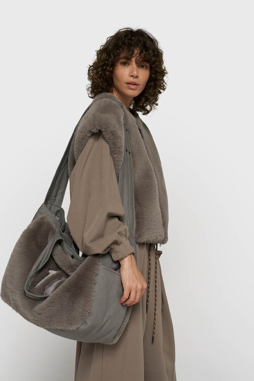 10Days fluffy Shopper braun