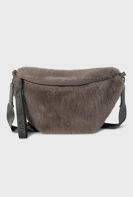 10Days fluffy Gürteltasche braun