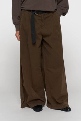 10Days weite Hose Twill braun