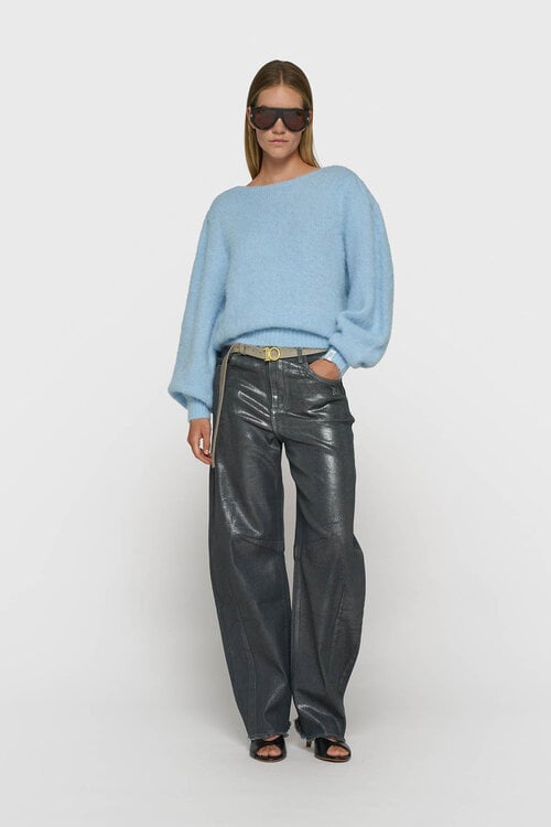 10Days metallic western denim Hose